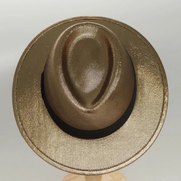 SAINT LAURENT Hat Canvas Gold Tone - Picture 4 of 15